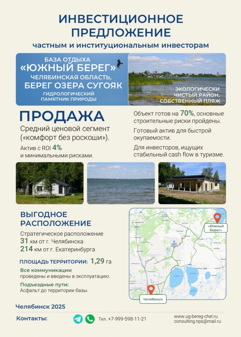 Продажа базы отдыха с собственным пляжем
