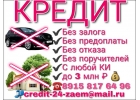 Без залоговый частный кредит должниками и безработным